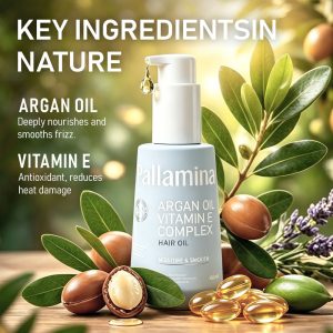 Pallamina Argan Oil Vitamin E Complex Hair Oil OEM/ODM