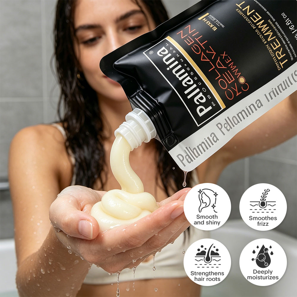 Pallamina Collagen Keratin Complex Hair Mask OEM/ODM - Image 5